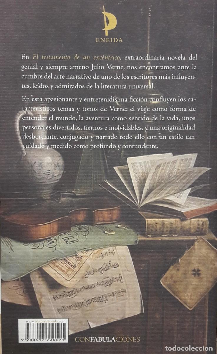 Libros: El testamento de un exc&eacute;ntrico, Julio Verne, Eneida Editorial - Foto 2