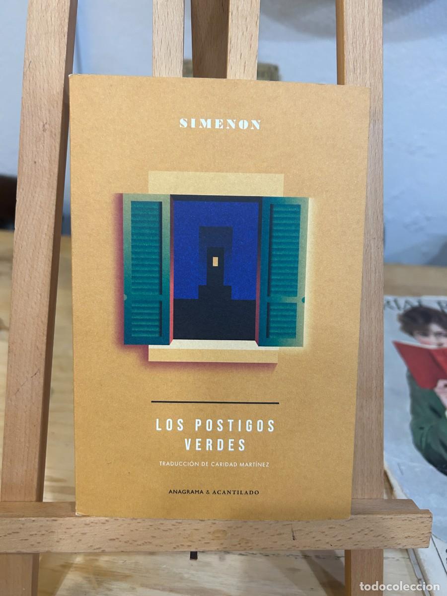 Libros: LOS POSTIGOS VERDES- SIMENON- ANAGRAMA Y ACANTILADO - Foto 1