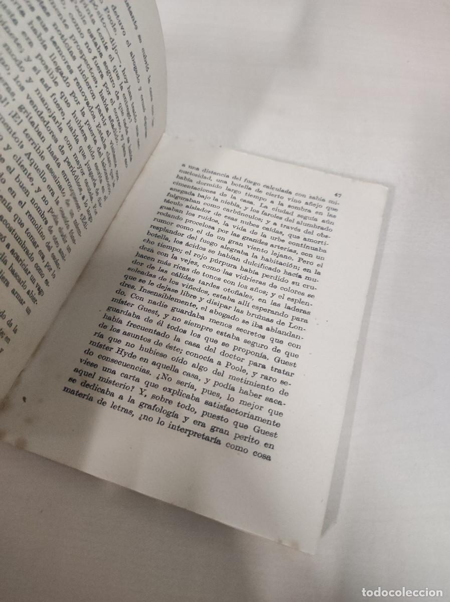 Libros: EL EXTRA&Ntilde;O CASO DEL DR JEKYLL Y MR HIDE STEVENSON - Foto 4