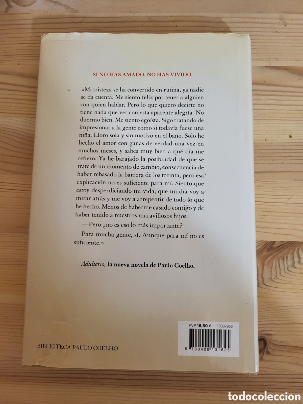 Libros: Adulterio. PAULO COELHO - Foto 2