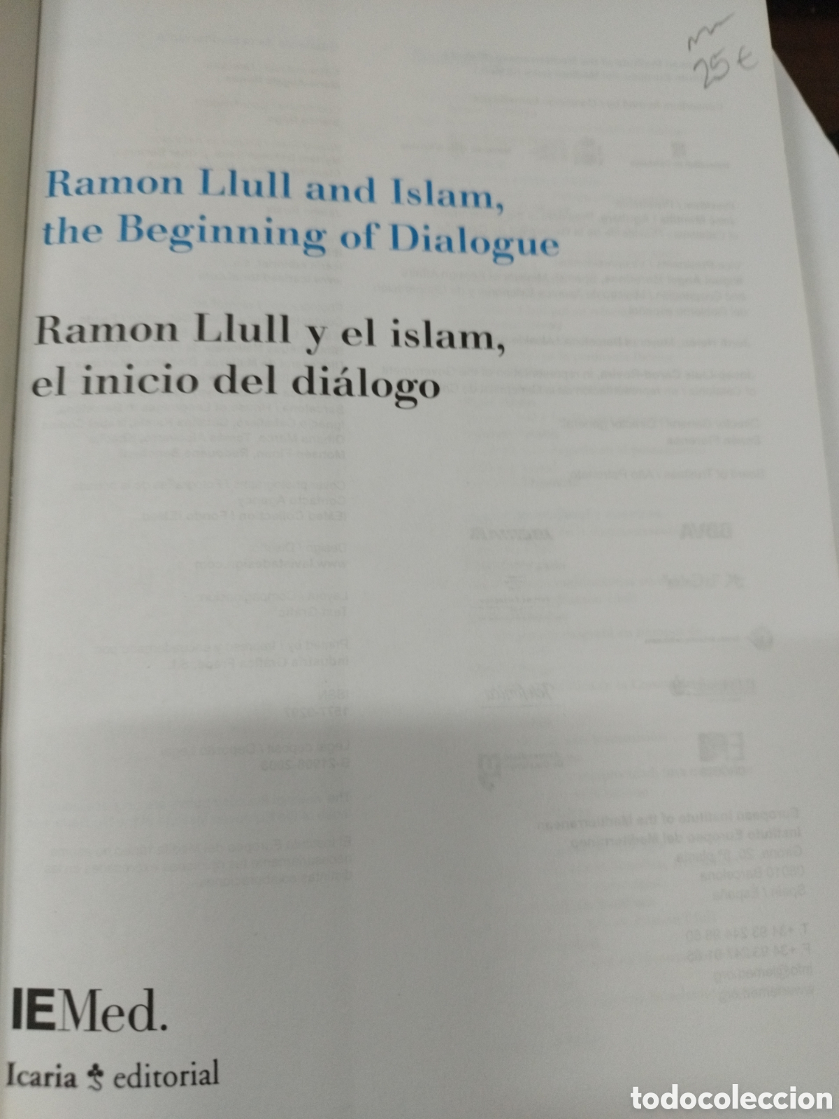 Libros: RAMON LLULL Y EL ISLAM, EL INICIO DEL DIALOGO - Foto 4