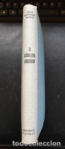 Libros: EL CABALLERO CASANOVA - Gonz&aacute;lez Ruano,C&eacute;sar - Foto 1