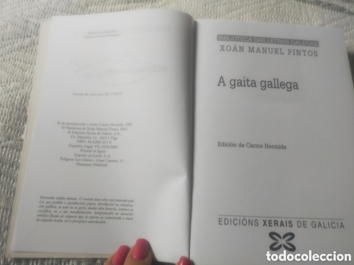 Libros: A gaita gallega.Xoan Manuel Pintos. - Foto 4