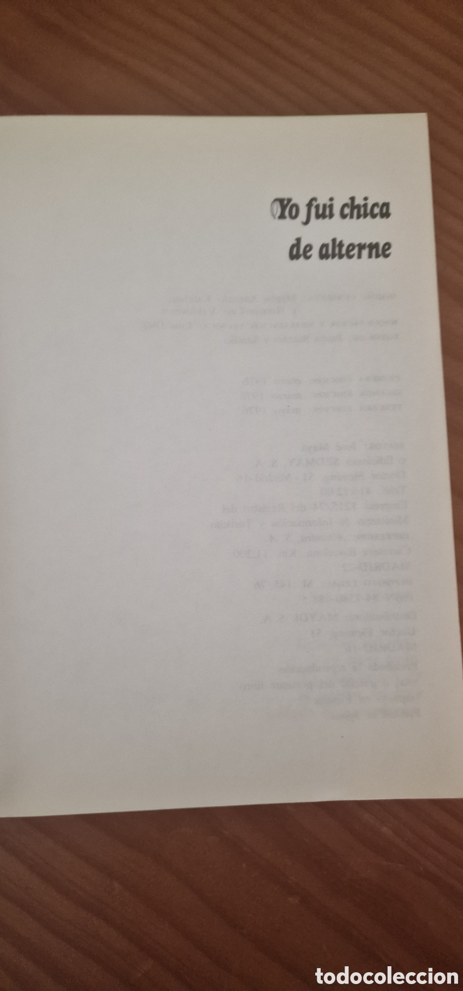 Libros: Yo fui chica de alterne - Foto 3