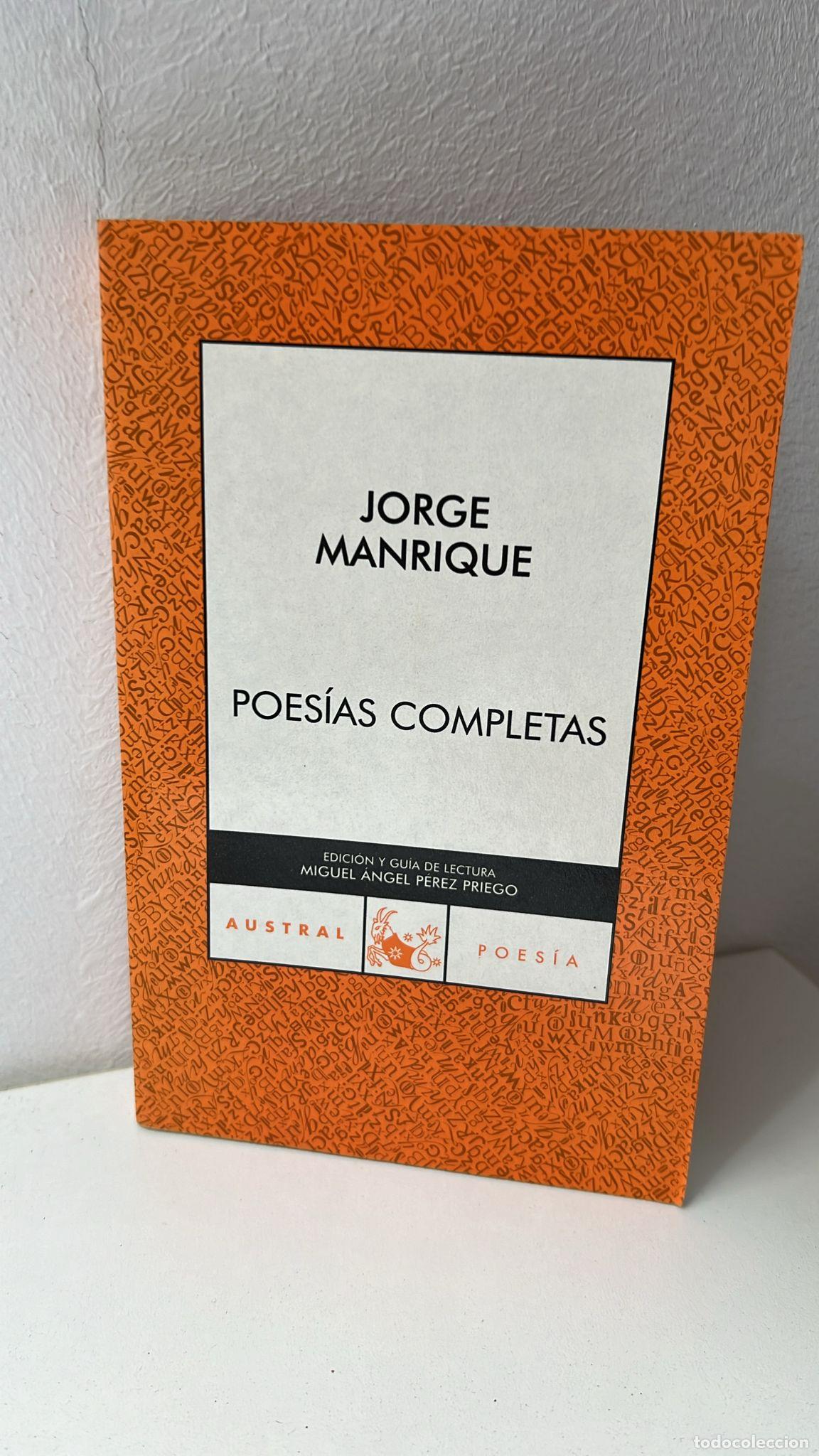 Libros: Poes&iacute;as completas - Jorge Manrique - Foto 1