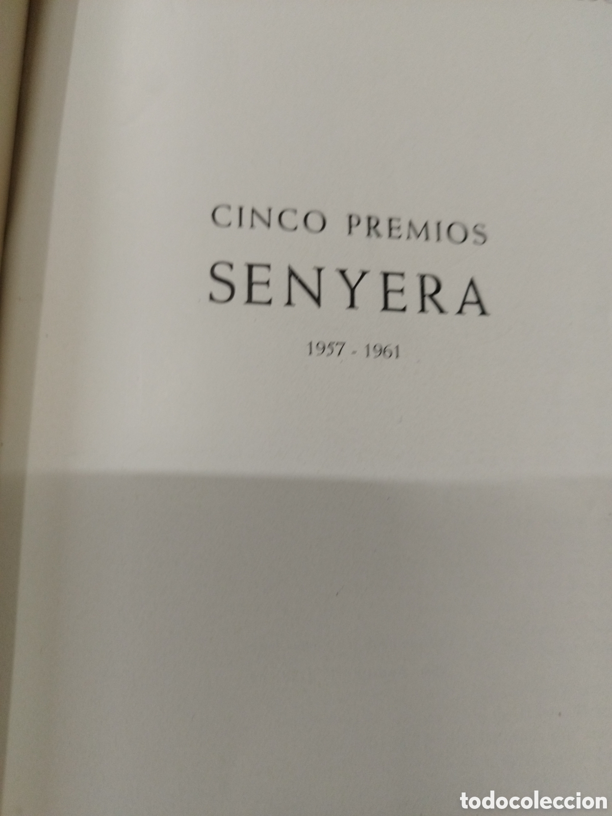 Libros: CINCO PREMIOS SENYERA 1957 1961 - Foto 3