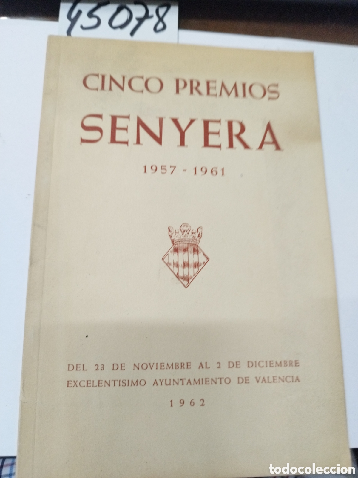 Libros: CINCO PREMIOS SENYERA 1957 1961 - Foto 1