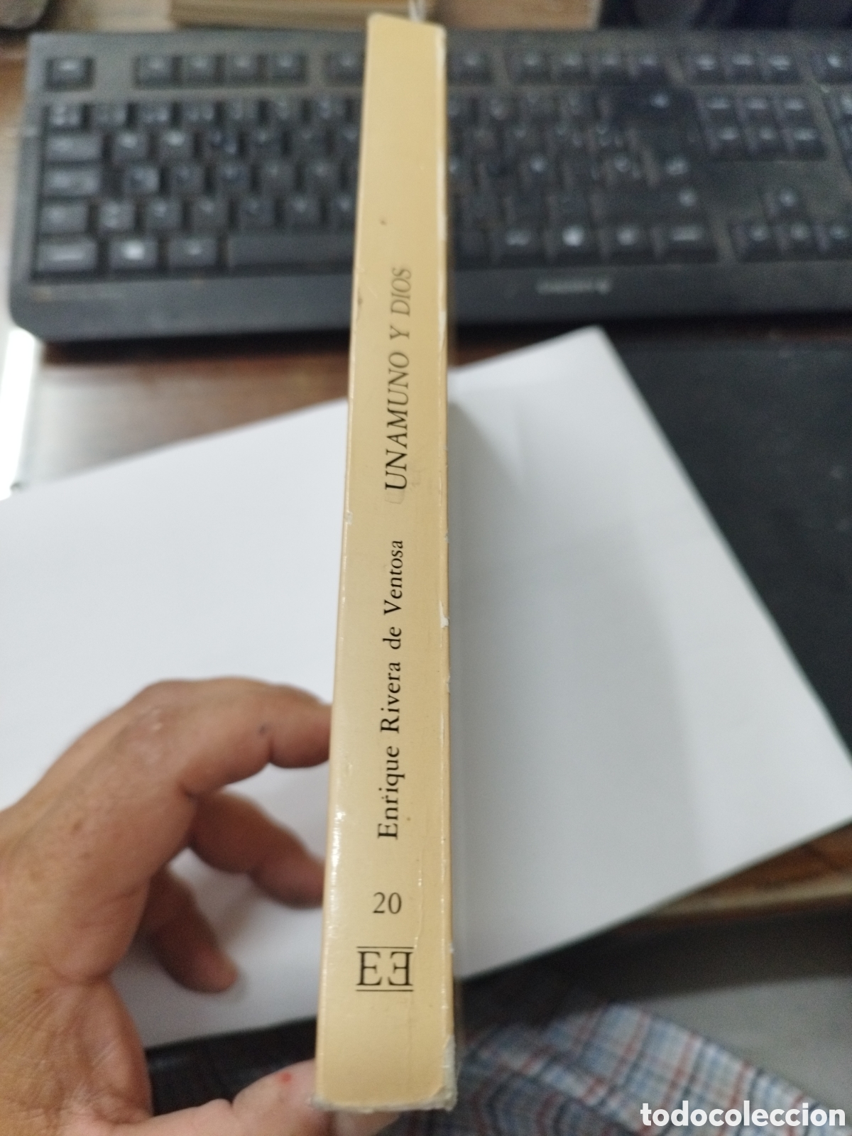 Libros: UNAMUNO Y DIOS. 1&ordf; Edici&oacute;n - RIVERA DE VENTOSA,Enrique - Foto 2