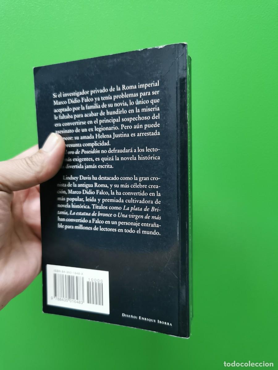 Libros: LINDSEY DAVIS EL ORO DE POSEIDON LA V NOVELA DE MARCO DIDIO FALCO - Foto 2
