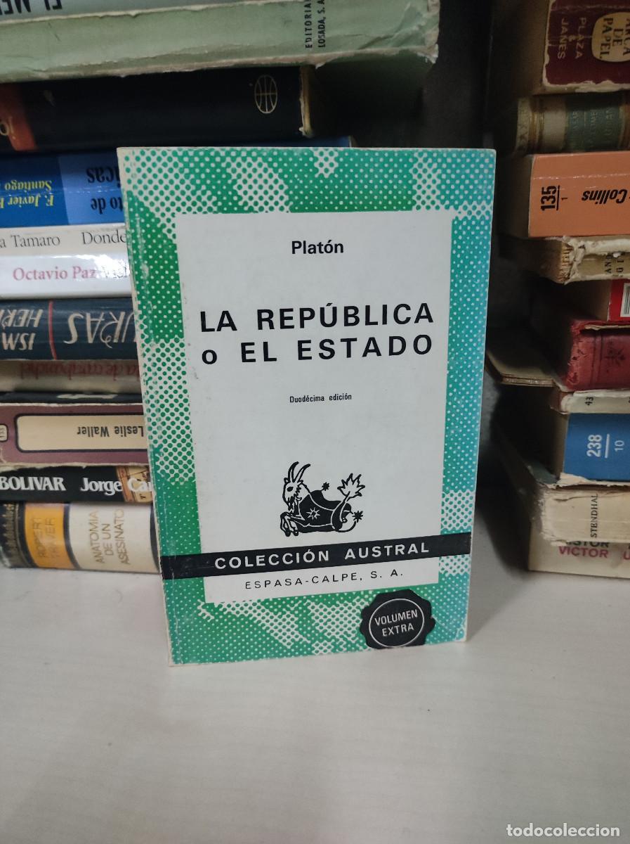 Libros: LA REPUBLICA O EL ESTADO PLATON - Foto 1