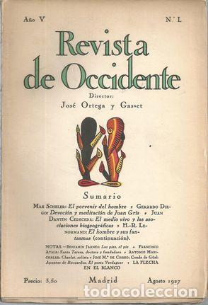 Libros: REVISTA DE OCCIDENTE - ORTEGA Y GASSET, JOS&Eacute; - Foto 2