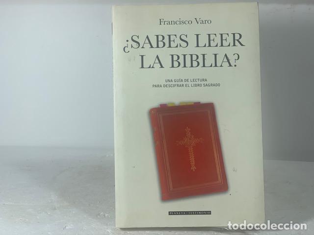 Libros: SABES LEER LA BIBLIA FRANCISCO VARO - Foto 1