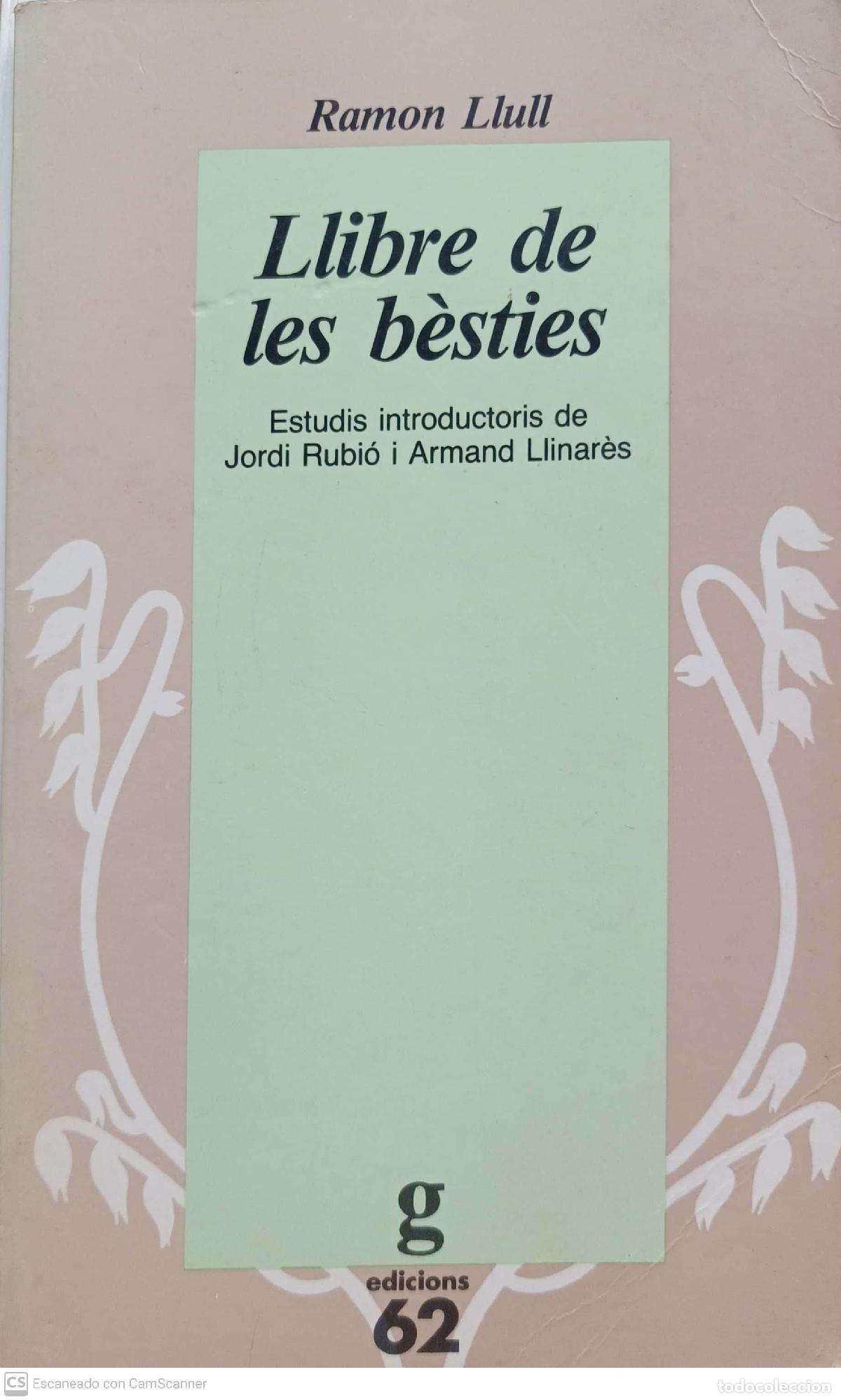 Libros: Llibre de les b&egrave;sties - Ramon Llull - Foto 1