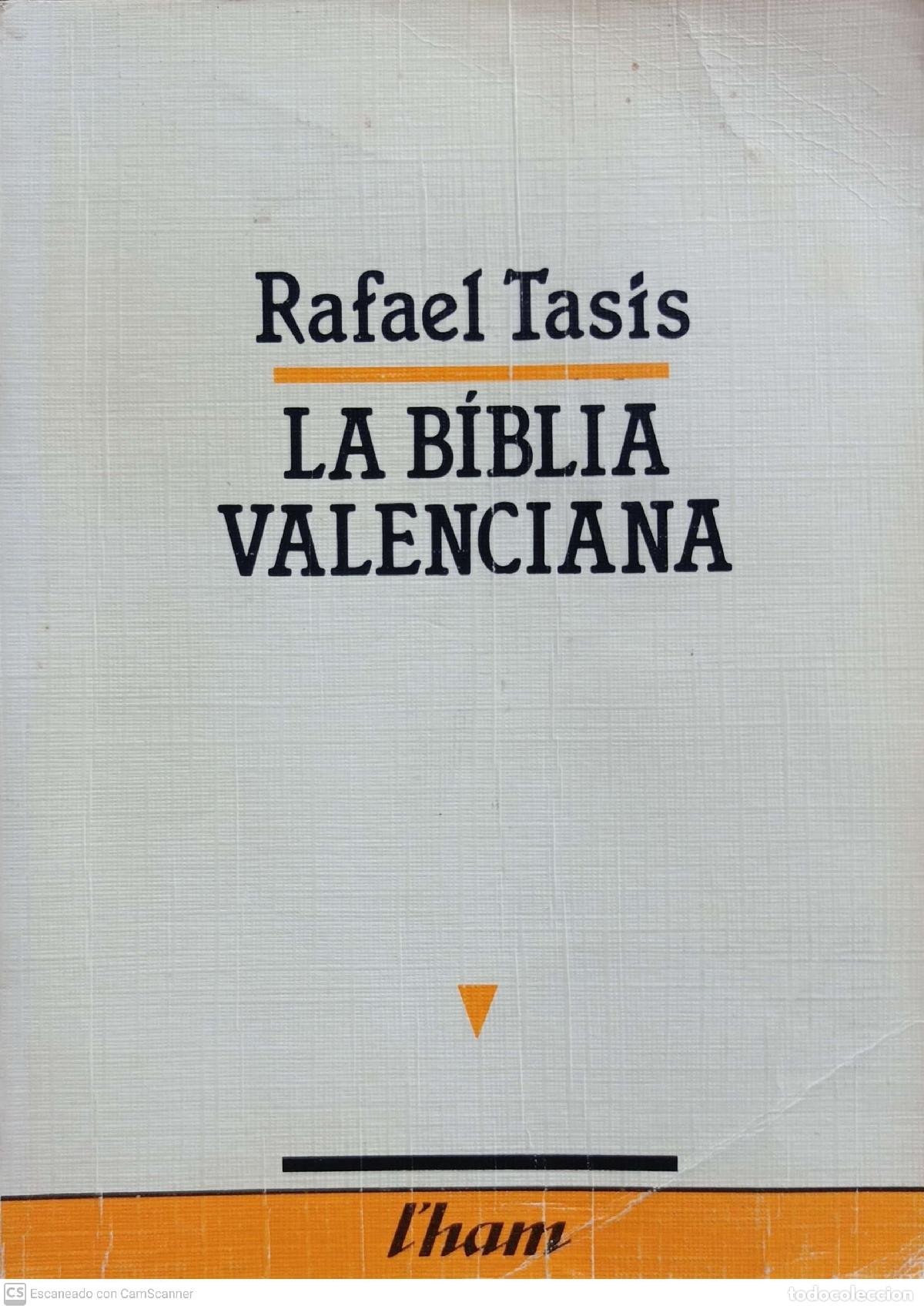Libros: La b&iacute;blia valenciana - Rafael Tasis - Foto 1