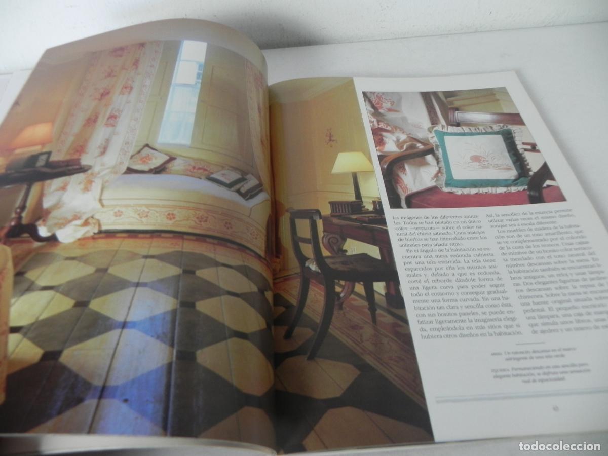 Libros: STENCIL LA CASA ESTARCIDA (LYN LE GRICE) EDITORIAL ACANTO-1995 - Foto 4