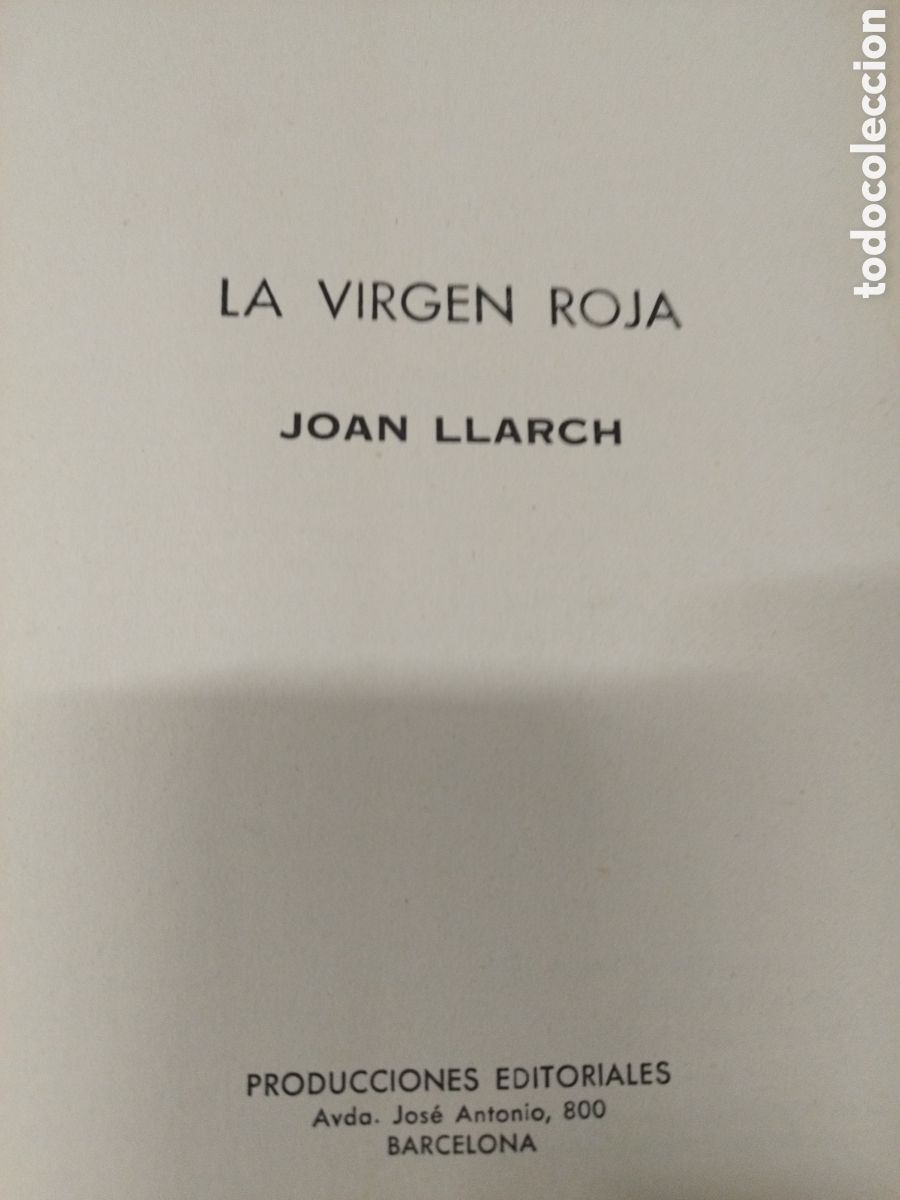 Libros: LA VIRGEN ROJA. Hildegart - LLARCH,Joan - Foto 5