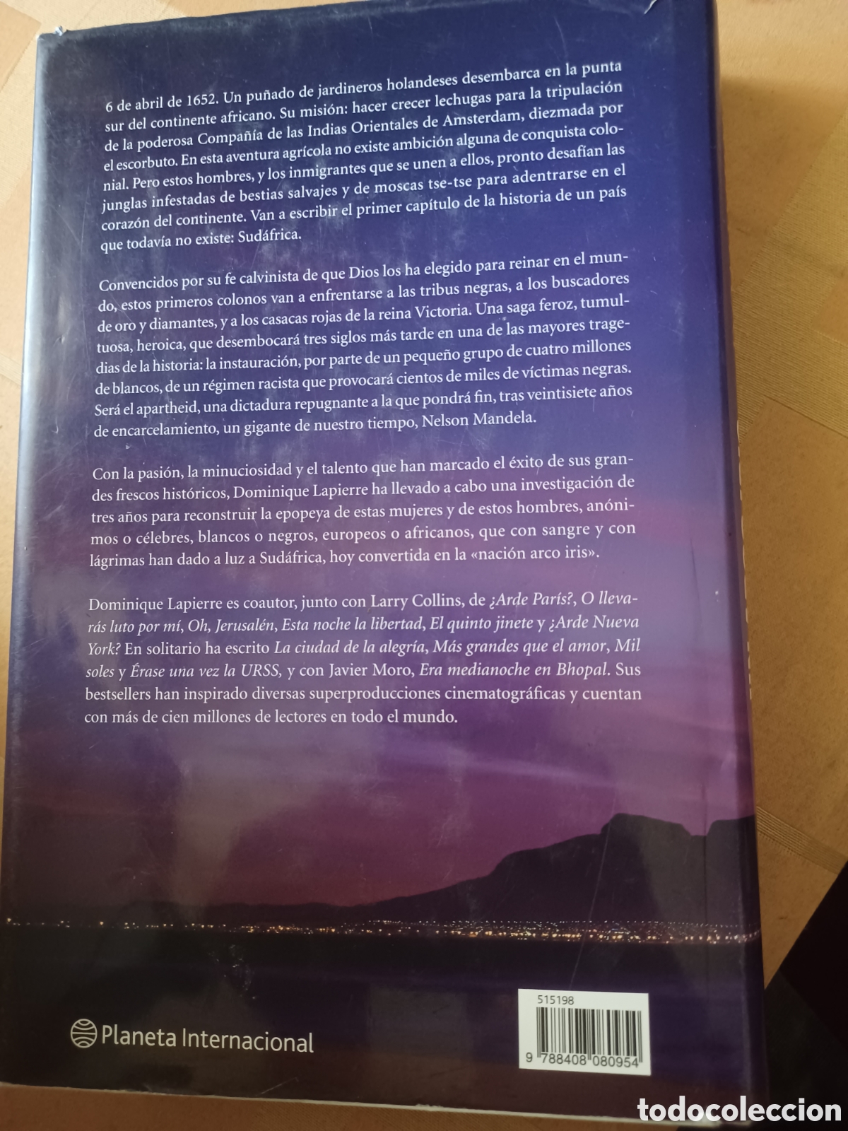 Libros: Barybook 182. Un arco&iacute;ris en la noche Dominique lapierre - Foto 2