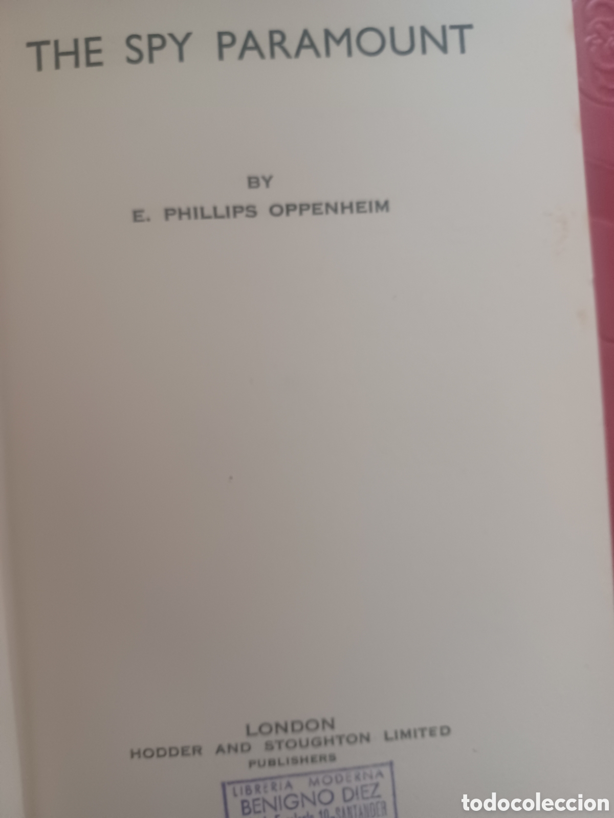 Libros: Barybook 182. The spy paramount E.phillips oppenheim - Foto 2