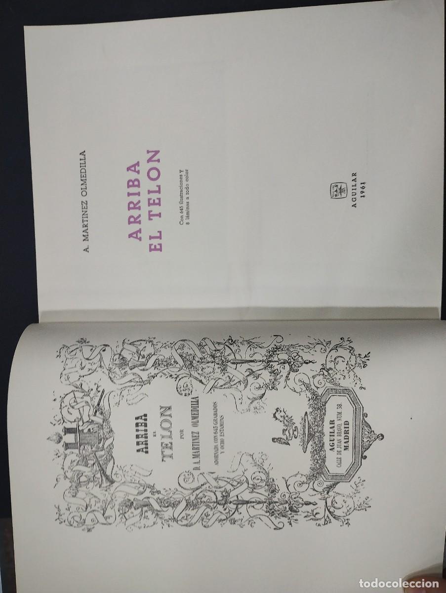 Libros: Arriba el Tel&oacute;n.- Mart&iacute;nez Olmedilla, Augusto - Foto 3