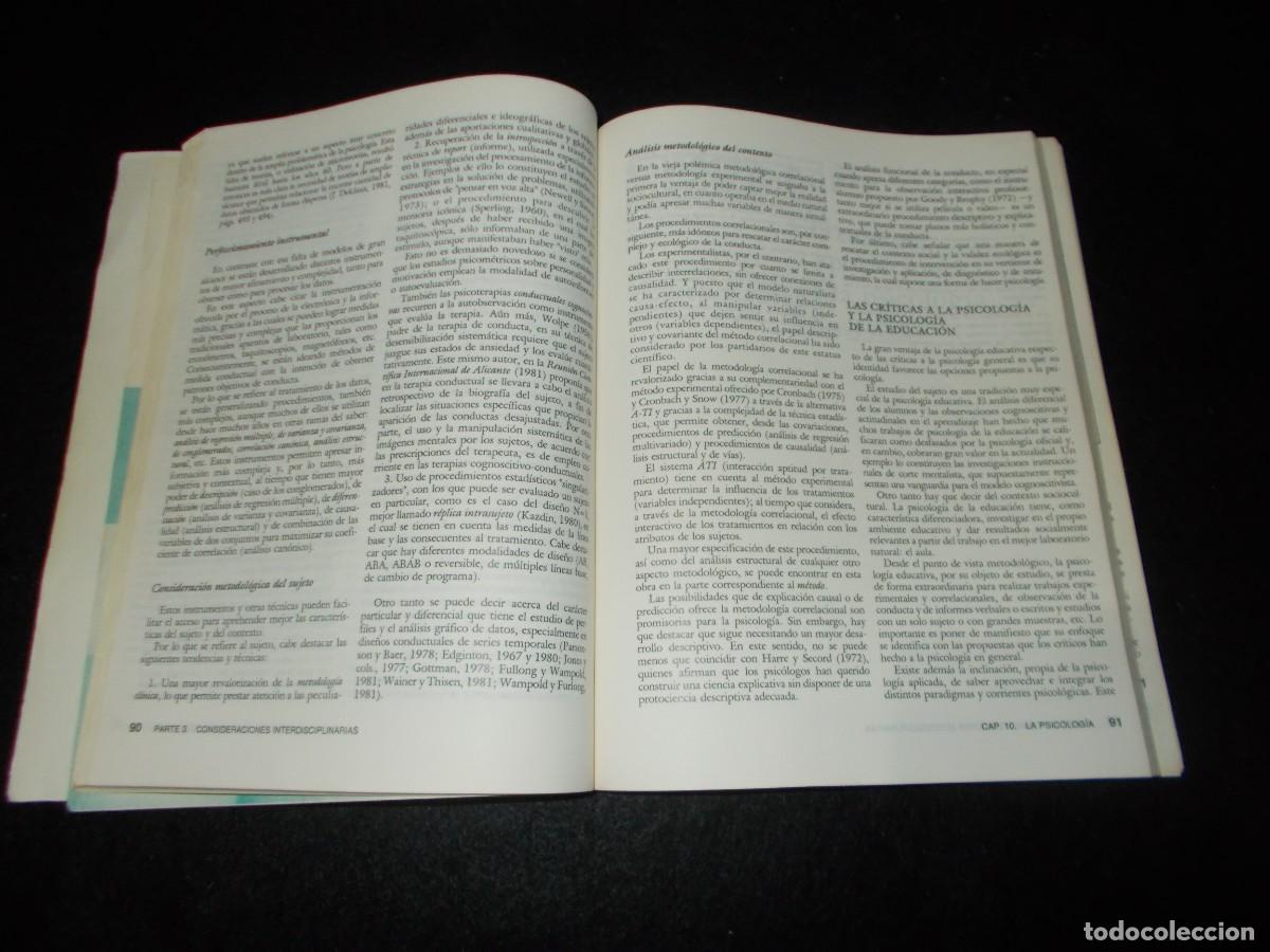 Libros: PSICOLOG&Iacute;A DE LA EDUCACI&Oacute;N. Trillas 1991. Libro - Foto 3