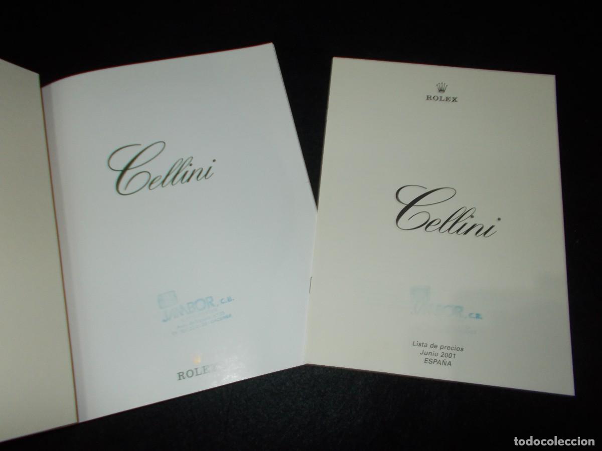 Libros: CELLINI. Rolex Cat&aacute;logo y Lista Precios, Espa&ntilde;a 2001 - Foto 2