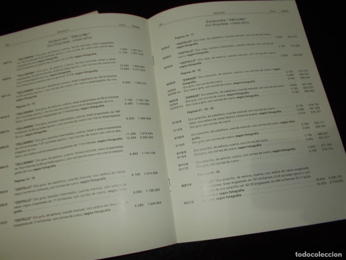 Libros: CELLINI. Rolex Cat&aacute;logo y Lista Precios, Espa&ntilde;a 2001 - Foto 5