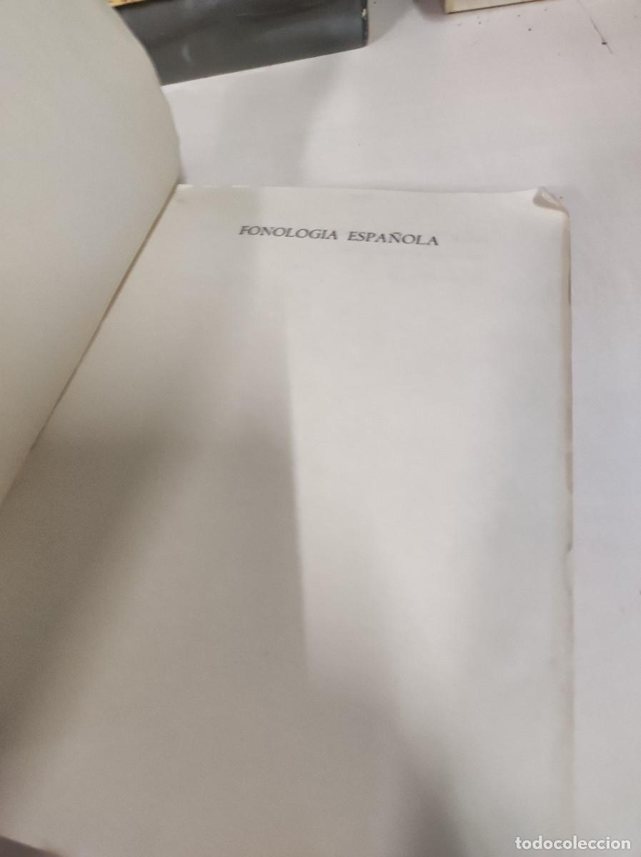 Libros: FONOLOGIA ESPA&Ntilde;OLA EMILIO ALARCOS LLORACH - Foto 7