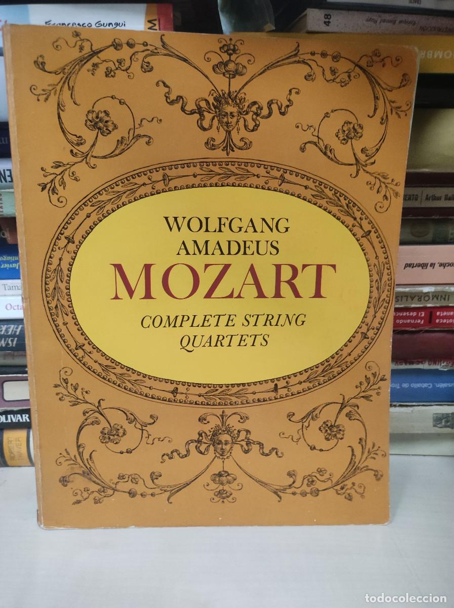 Libros: WOLFGANG AMADEUS MOZART. COMPLETE STRING QUARTETS. COMPLETE WORKS EDITION. - Foto 1
