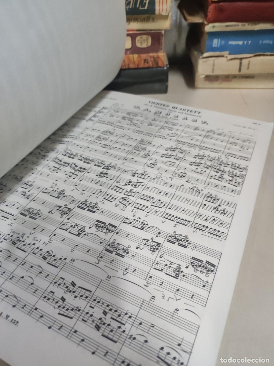 Libros: WOLFGANG AMADEUS MOZART. COMPLETE STRING QUARTETS. COMPLETE WORKS EDITION. - Foto 5