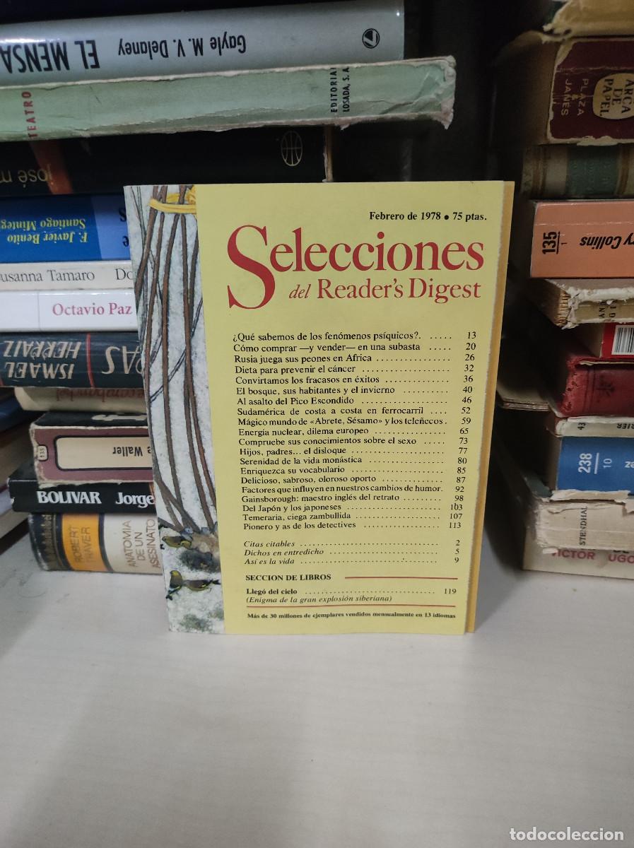 Libros: SELECCIONES DEL READERS DIGEST FEBRERO 1978 - Foto 1