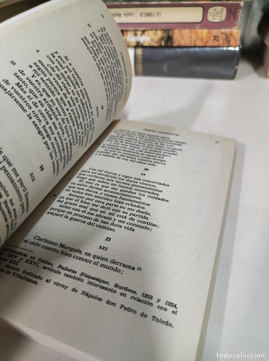 Libros: GARCILASO DE LA VEGA OBRAS COMPLETAS - Foto 3