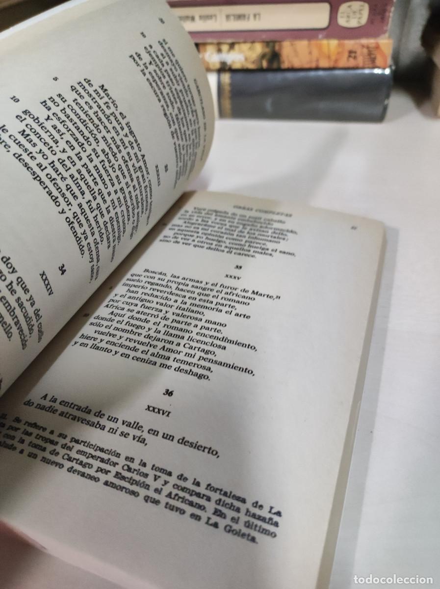 Libros: GARCILASO DE LA VEGA OBRAS COMPLETAS - Foto 4