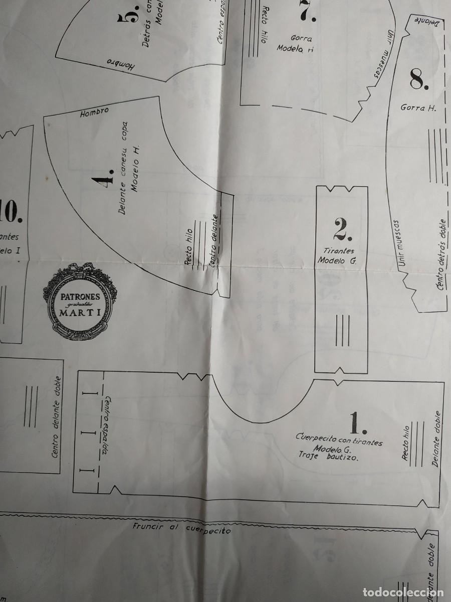 Libros: CORTE Y CONFECCION MARTI EQUIPO CANASTILLA PATRONES TRAJE BAUTIZO - Foto 6