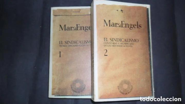 Libros: Marx-Engels, El sindicalismo, tomos 1 y 2, ed. Ediciones de Bolsillo - Marx-Engels - Foto 2