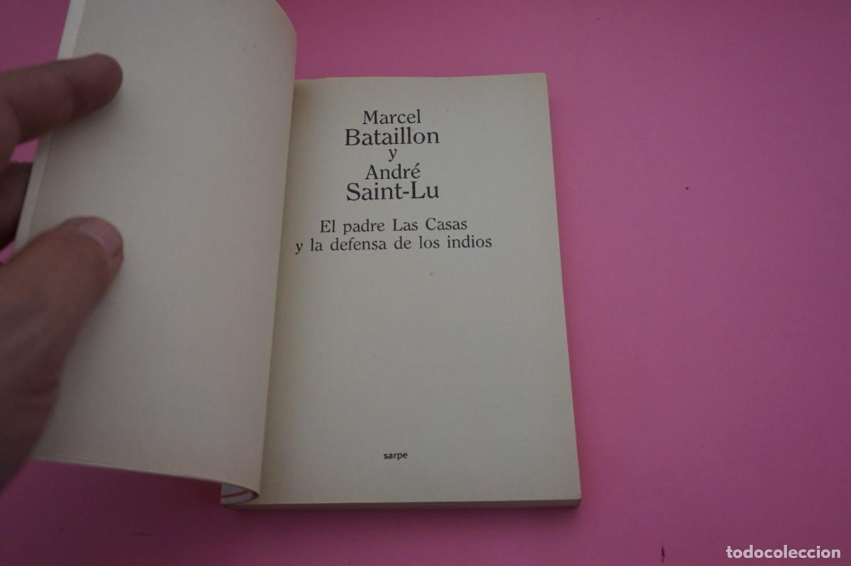Libros: 7B/ EL PADRE LAS CASAS Y LA DEFENSA DE LOS INDIOS - MARCEL BATAILLON Y ANDRE SAINT-LU - Foto 2