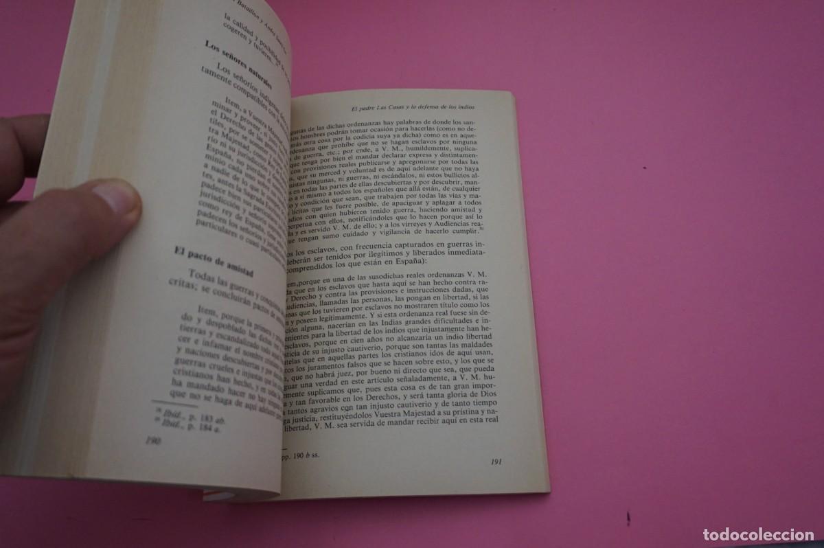 Libros: 7B/ EL PADRE LAS CASAS Y LA DEFENSA DE LOS INDIOS - MARCEL BATAILLON Y ANDRE SAINT-LU - Foto 3