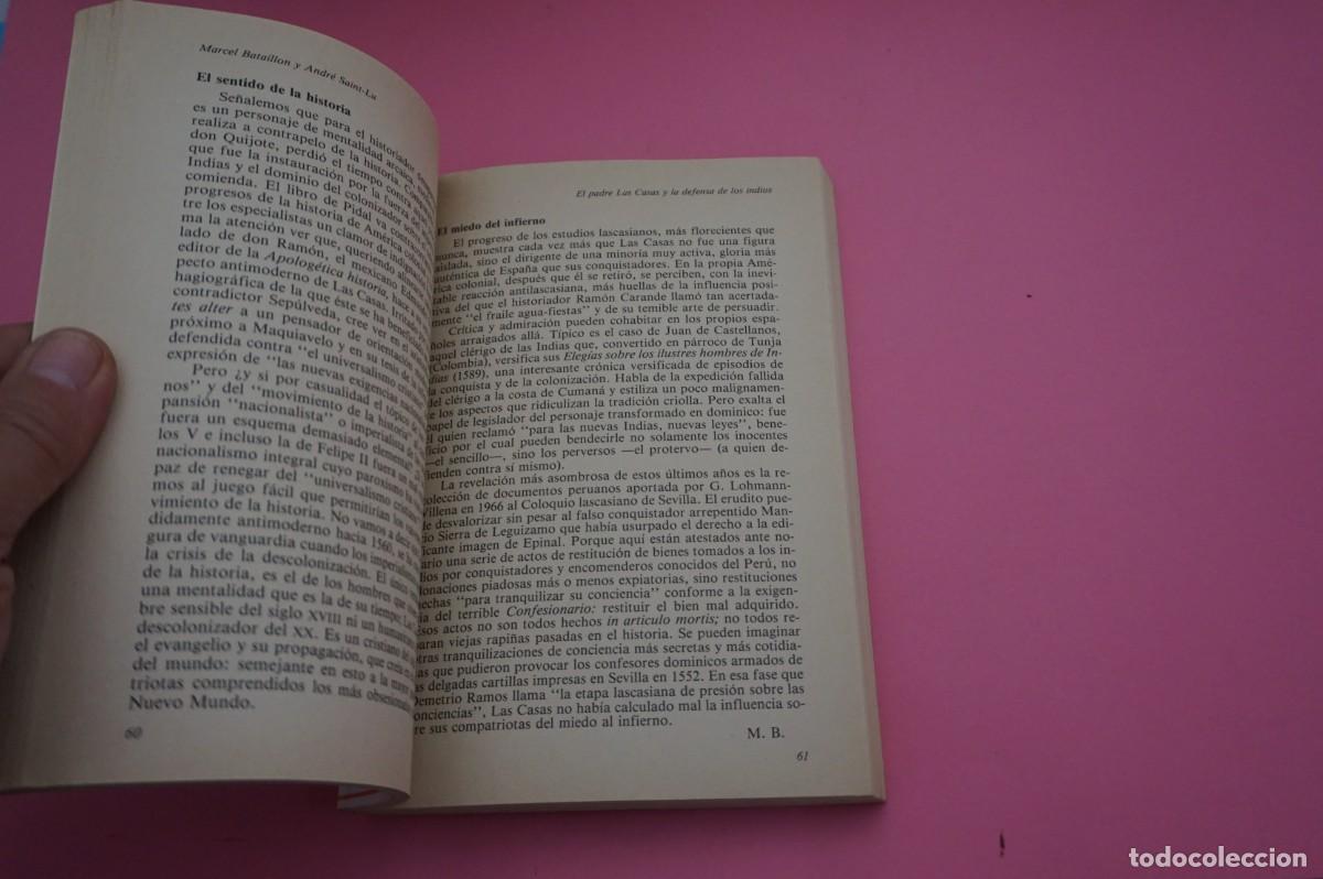 Libros: 7B/ EL PADRE LAS CASAS Y LA DEFENSA DE LOS INDIOS - MARCEL BATAILLON Y ANDRE SAINT-LU - Foto 4