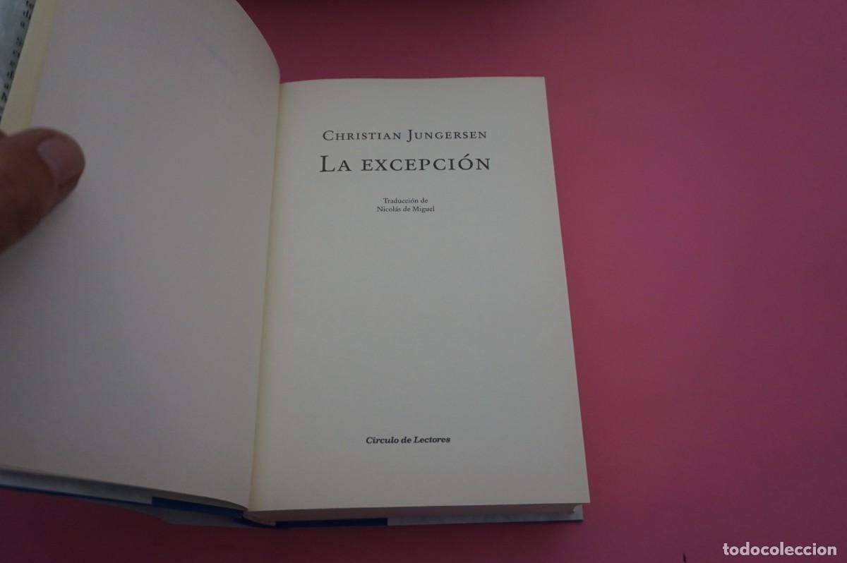 Libros: AR12C/ LA EXCEPCION - CHRISTIAN JUNGERSEN / CIRCULO DE LECTORES - Foto 2