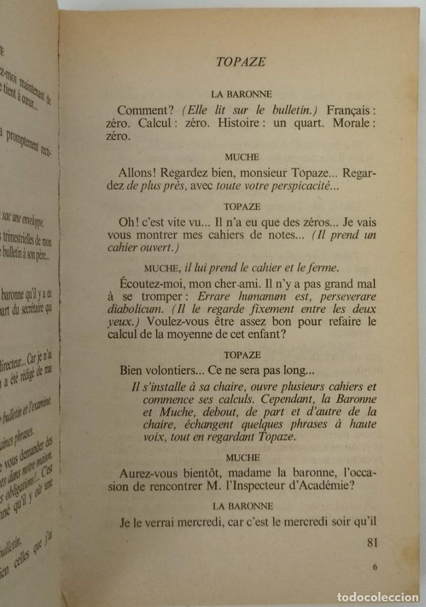 Libros: TOPAZE - MARCEL PAGNOL - Foto 3
