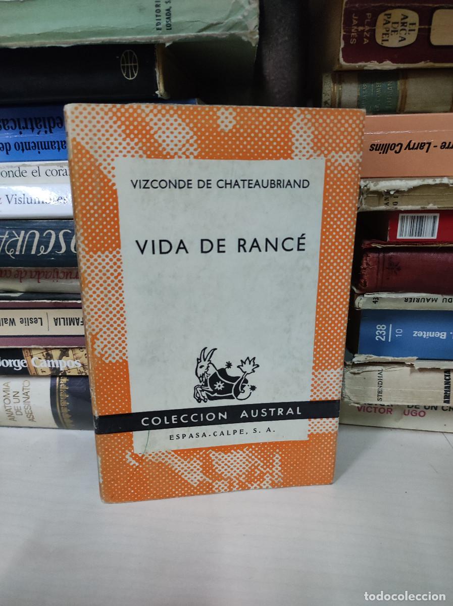 Libros: VIDA DE RANCE VIZCONDE DE CHATEUBRIAND - Foto 1