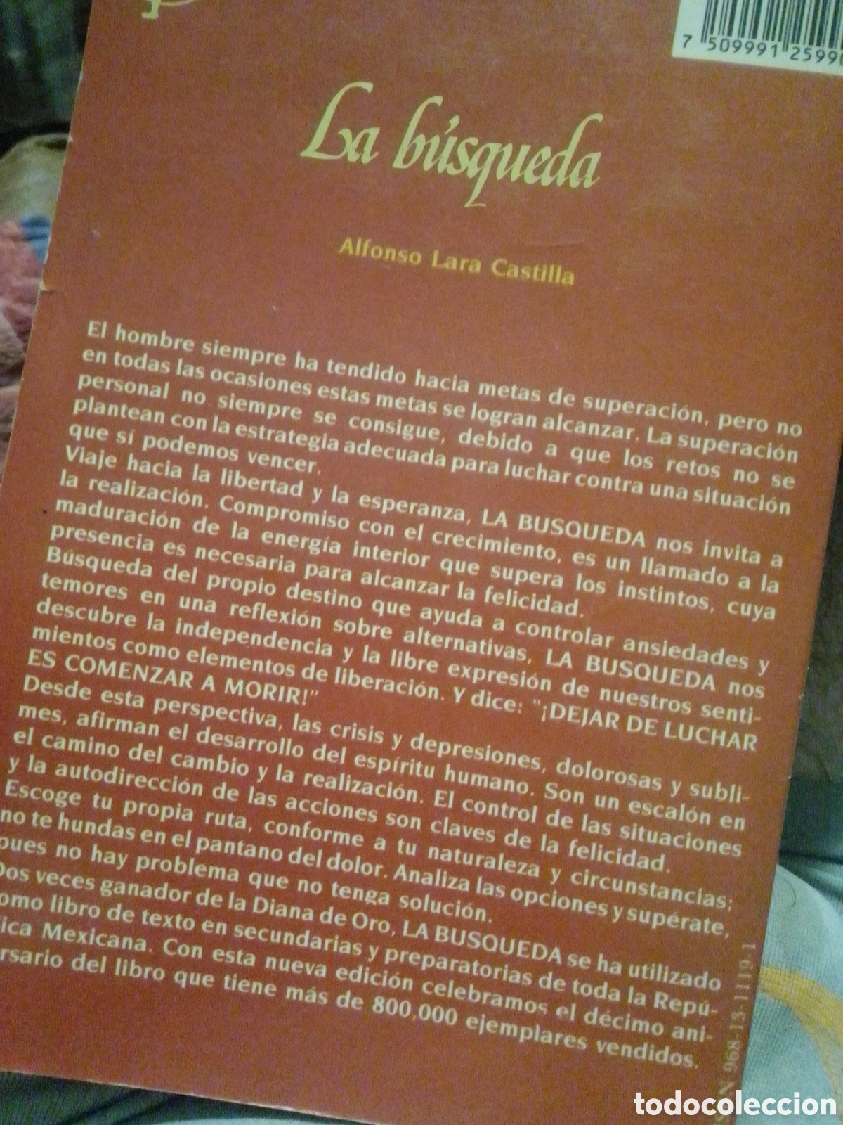 Libros: LA B&Uacute;SQUEDA. ALFONSO LARA CASTILLA. DIANA - Foto 2