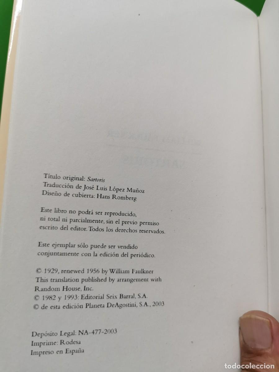 Libros: SARTORIS. WILLIAM FAULKNER. - Foto 3