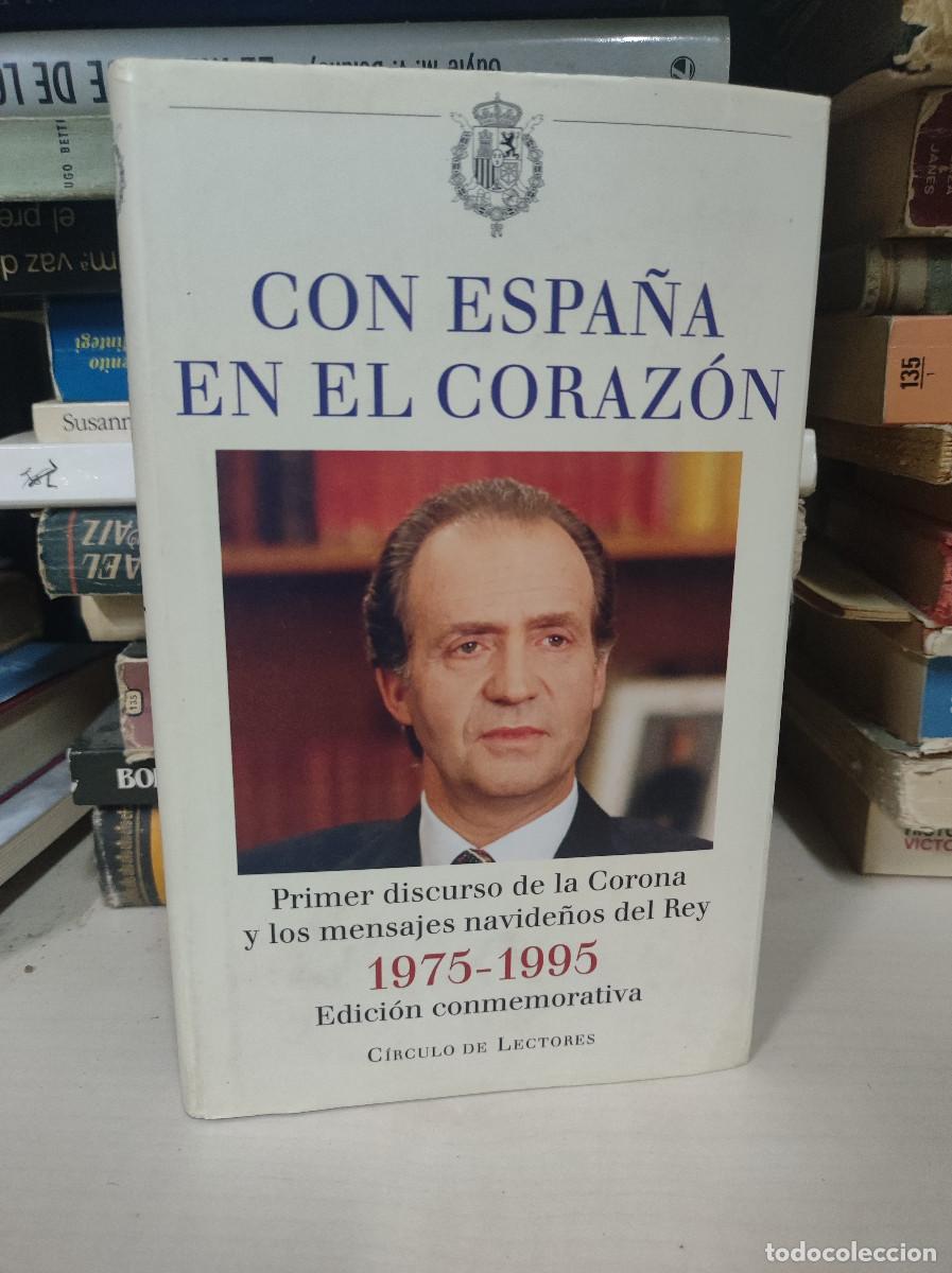 Livros em segunda m&atilde;o: CON ESPA&Ntilde;A EN EL CORAZON 1975-1995 EDICCION CONMEMORATIVA CIRCULO DE LECTORES