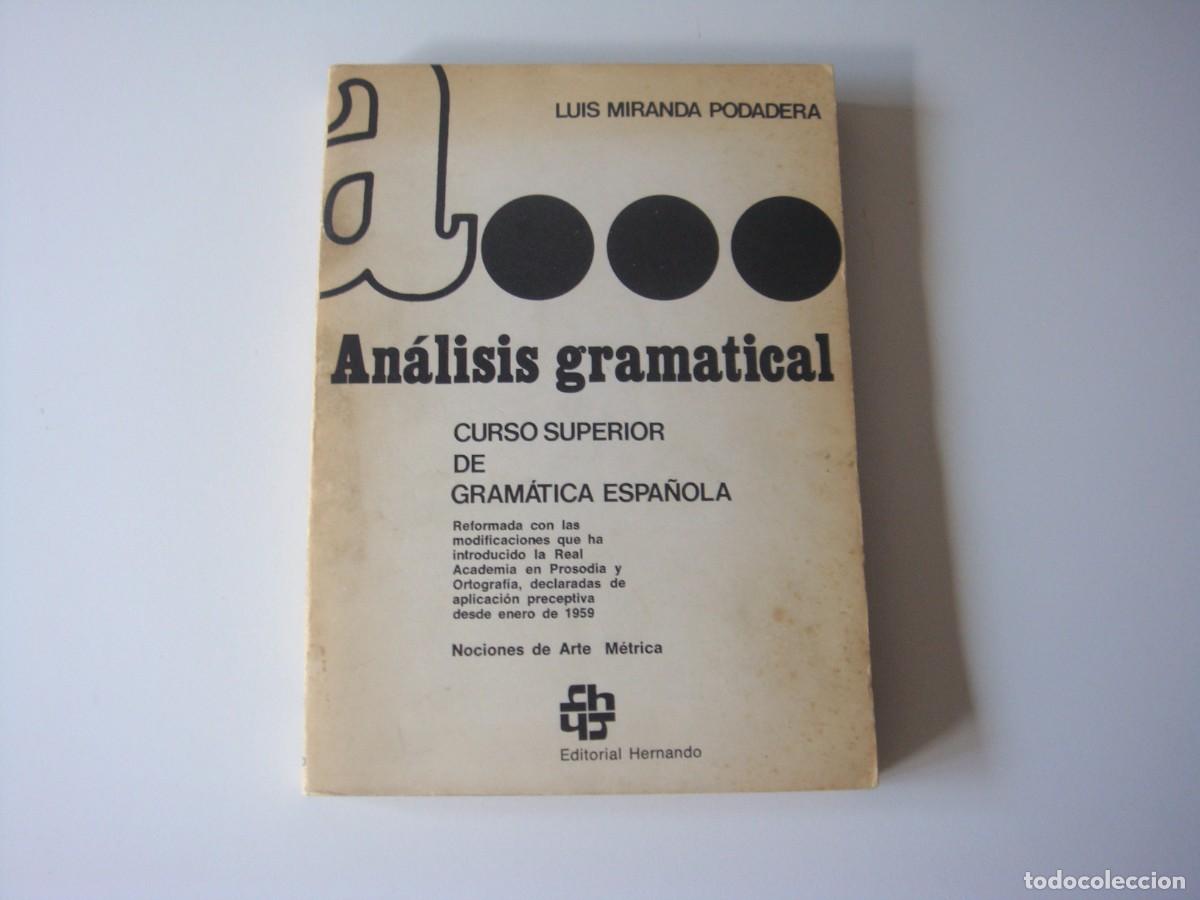 Libros: ANALISIS GRAMATICAL LUIS MIRANDA - Foto 1