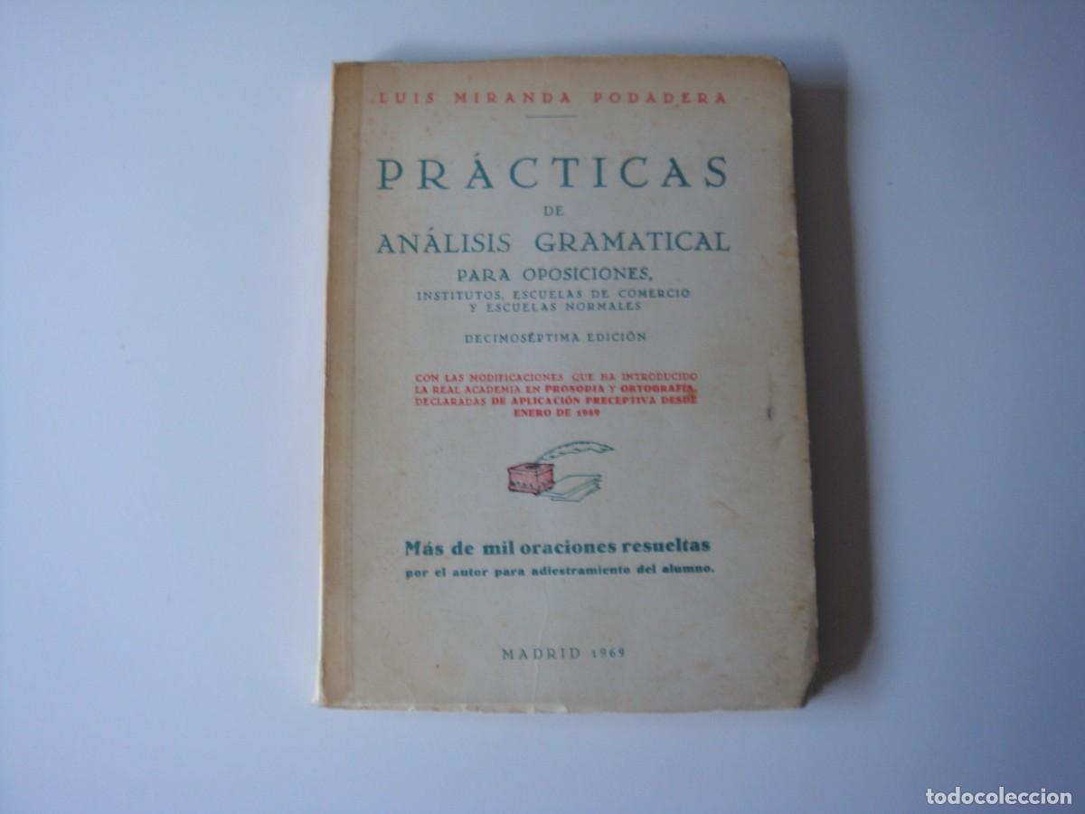 Libros: PRACTICAS DE ANALISIS GRAMATICAL - Foto 1