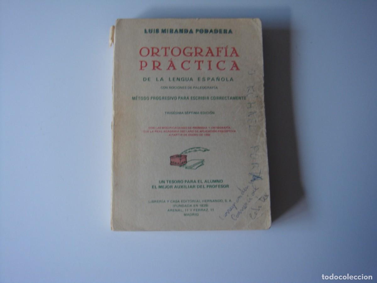 Libros: ORTOGRAFIA PRACTICA LUIS MIRANDA - Foto 1