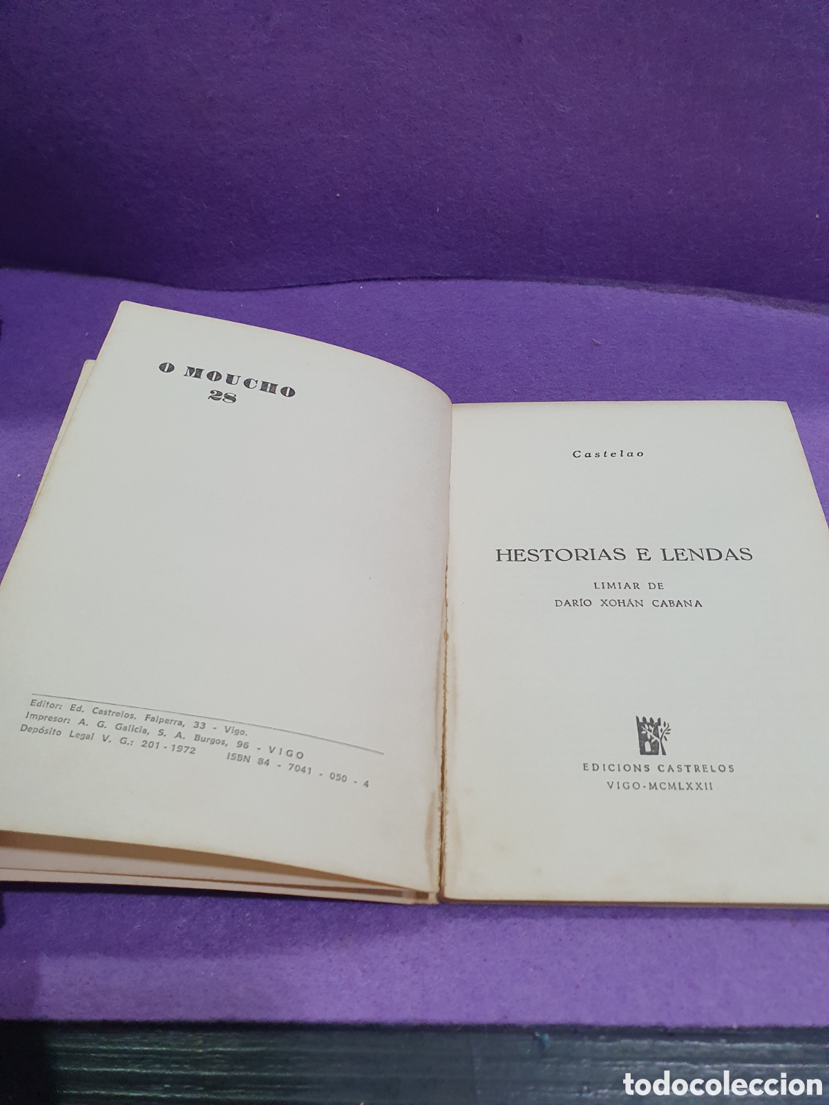 Libros: Historias e lendas. Castelao. 1972. (L28) - Foto 2