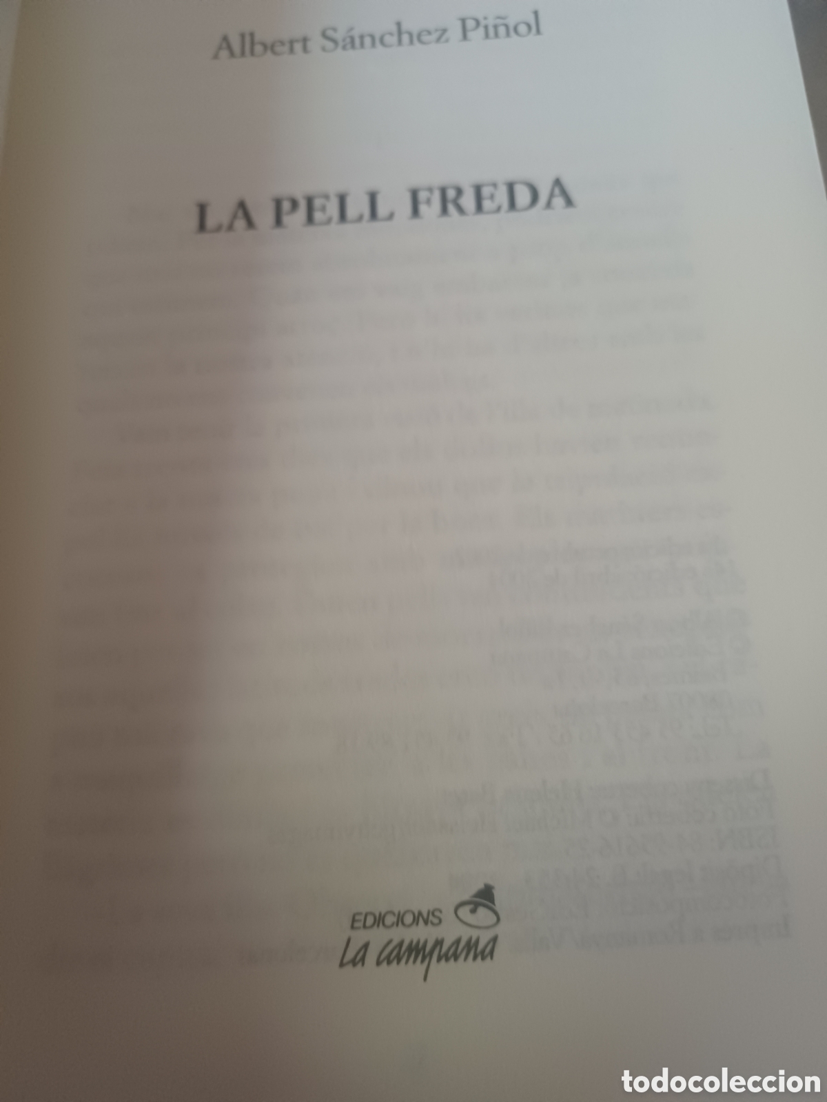 Libros: Barybook 284. La pell freda Albert S&aacute;nchez pi&ntilde;ol la campana - Foto 4