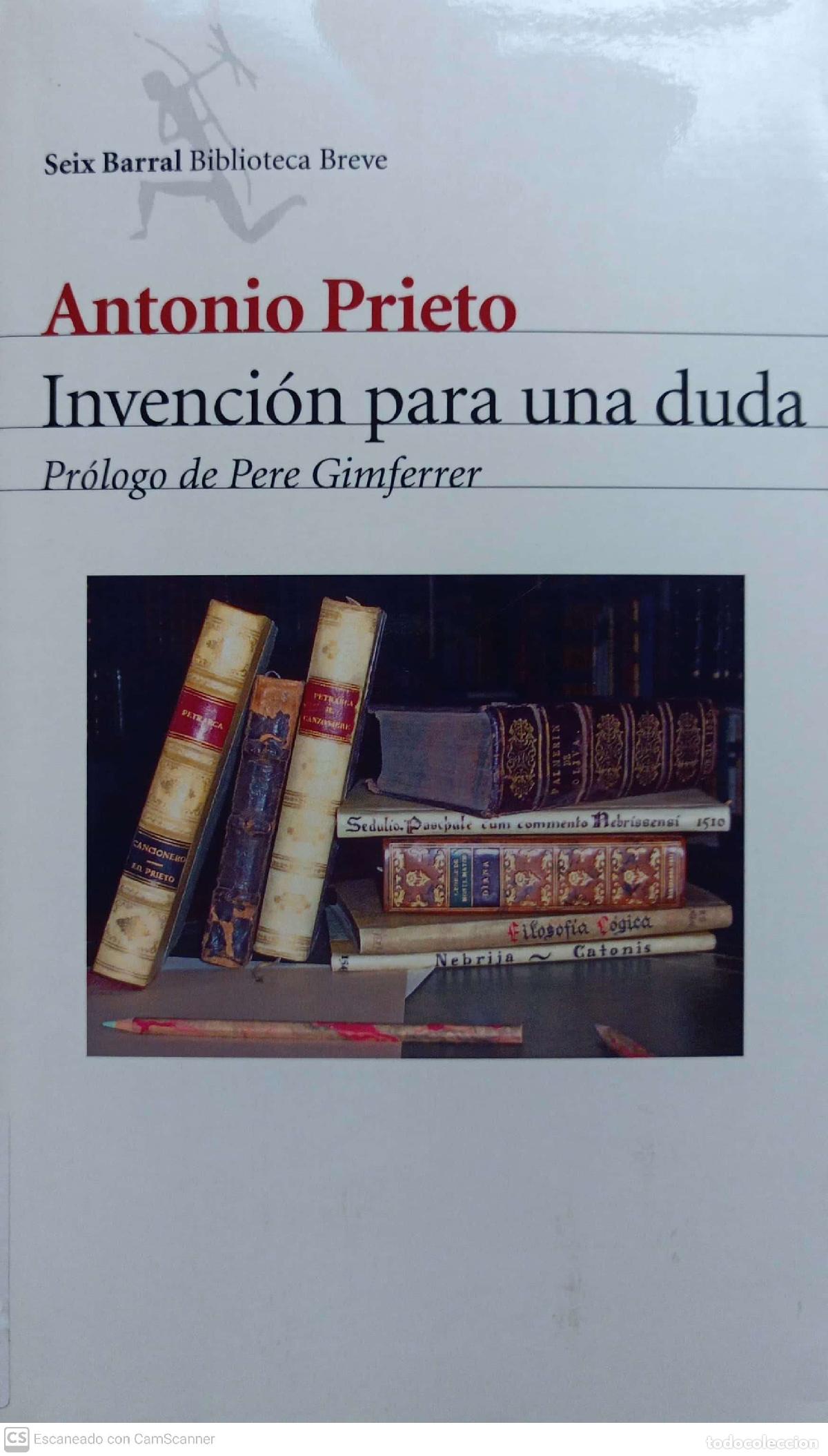 Libros: Invenci&oacute;n para una duda - Antonio Prieto - Foto 1