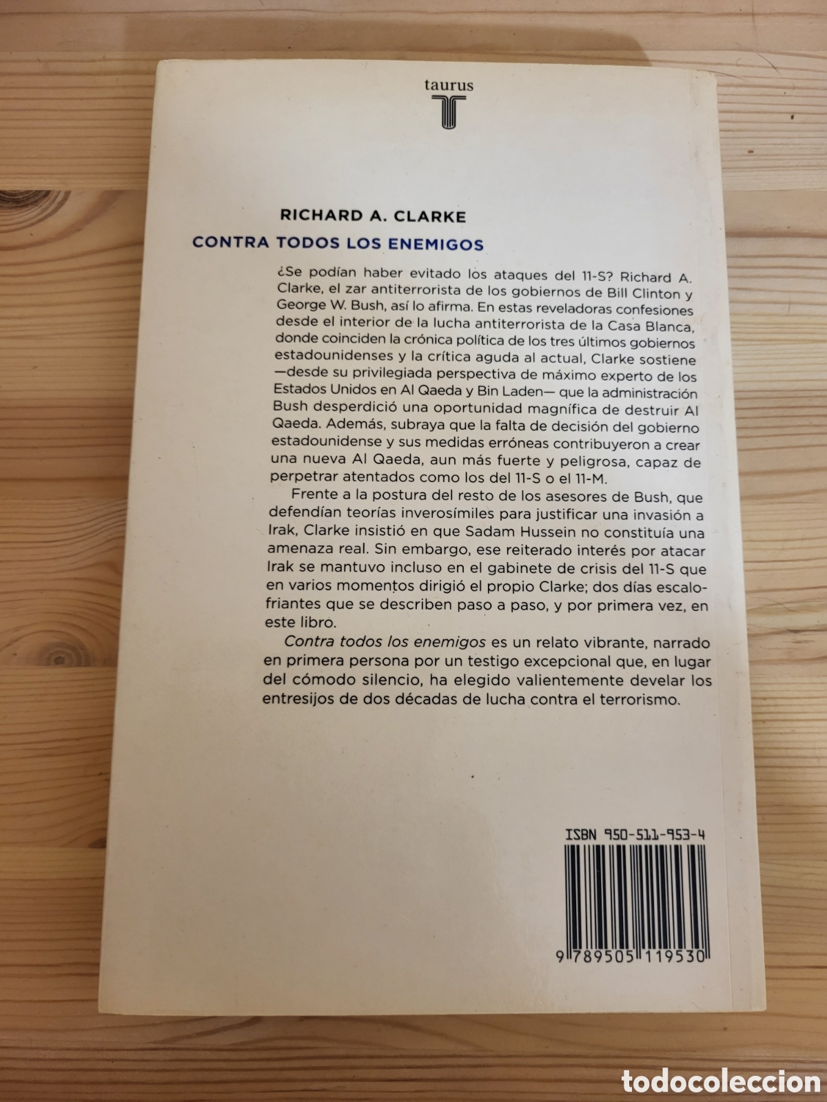 Libros: Contra todos los enemigos/RICHARD A CLARKE - Foto 2